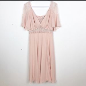 ASOS | NWT |  Dress | Pink blush | lace detail